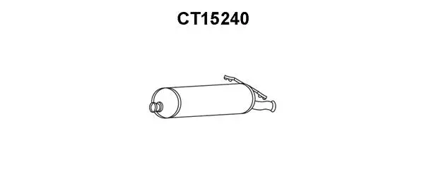 Rear Muffler (CT15240)