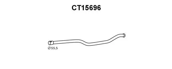 Repair Pipe, catalytic converter (CT15696)