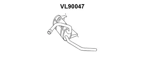 Rear Muffler (VL90047)