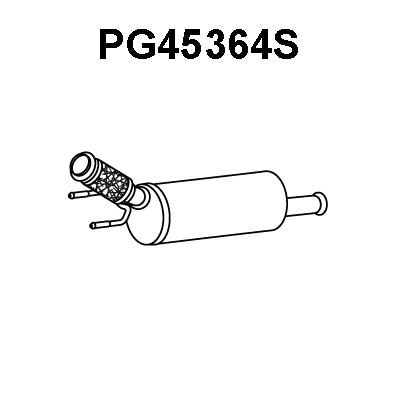 Soot/Particulate Filter, exhaust system (PG45364S)
