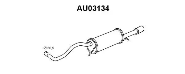 Rear Muffler (AU03134)