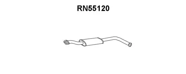 Centre Muffler (RN55120)