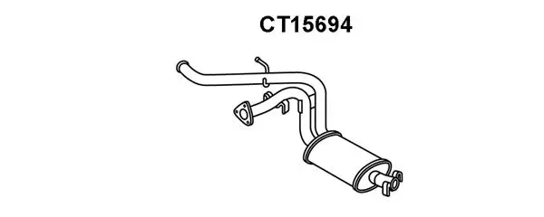 Rear Muffler (CT15694)