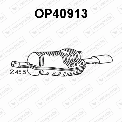 Rear Muffler (OP40913)