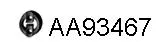 Rubber Strip, exhaust system (AA93467)