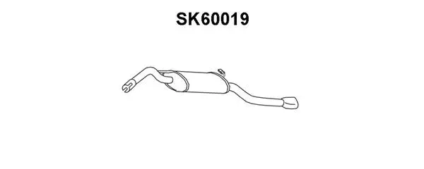 Rear Muffler (SK60019)