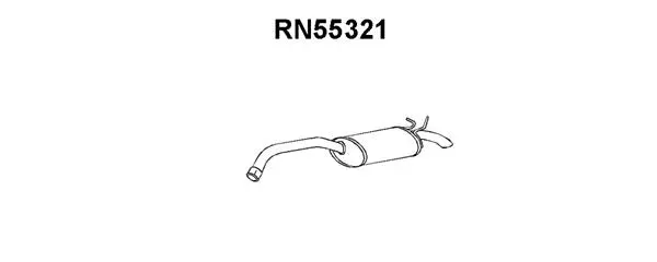 Rear Muffler (RN55321)