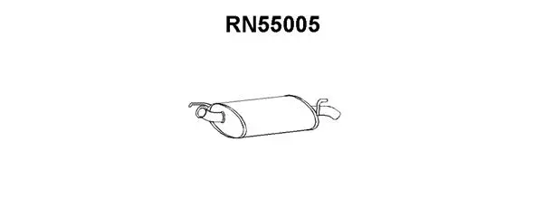 Rear Muffler (RN55005)