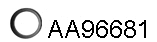 Seal Ring, exhaust pipe (AA96681)