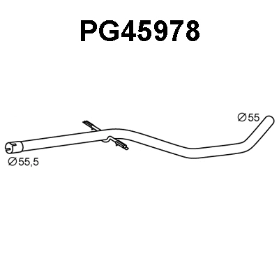 Exhaust Pipe (PG45978)