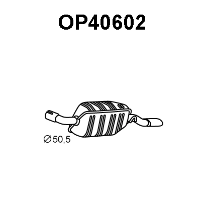 Rear Muffler (OP40602)