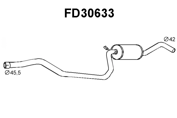 Front Muffler (FD30633)