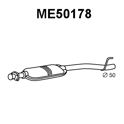 Front Muffler (ME50178)
