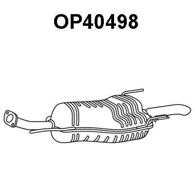 Rear Muffler (OP40498)