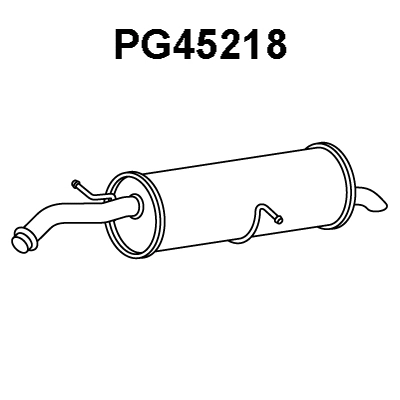 Rear Muffler (PG45218)