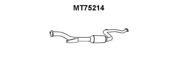 Centre Muffler (MT75214)