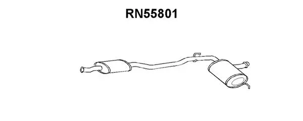 Centre Muffler (RN55801)