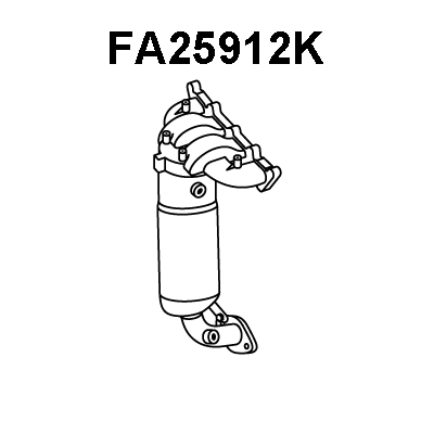 Manifold Catalytic Converter (FA25912K)