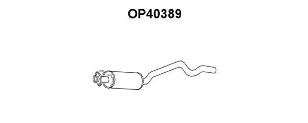 Centre Muffler (OP40389)