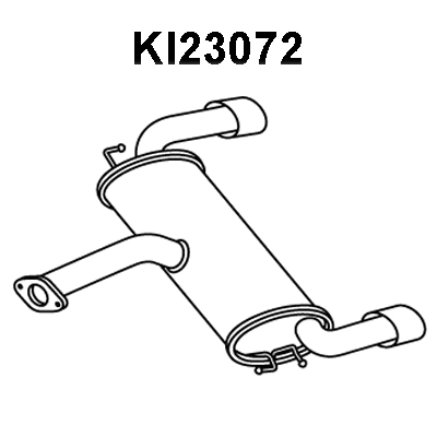 Rear Muffler (KI23072)