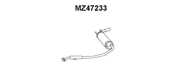 Rear Muffler (MZ47233)