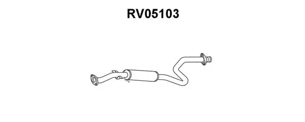 Centre Muffler (RV05103)