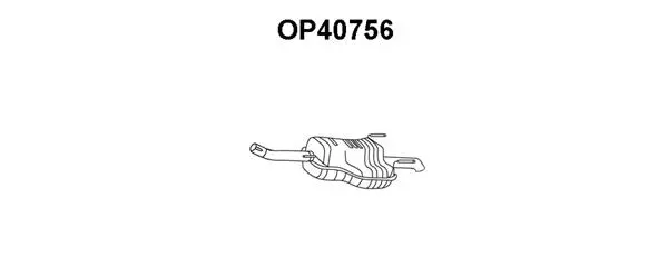 Rear Muffler (OP40756)