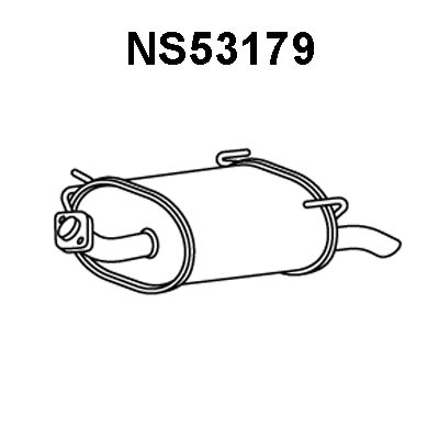 Rear Muffler (NS53179)