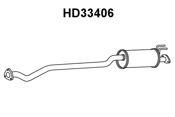 Front Muffler (HD33406)