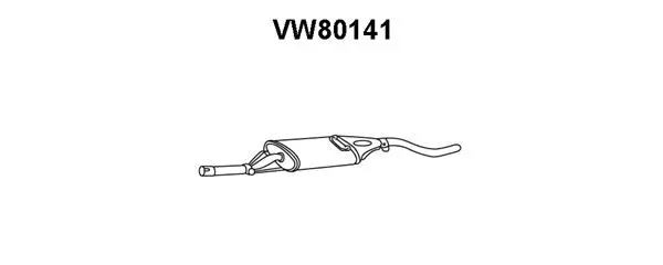 Rear Muffler (VW80141)