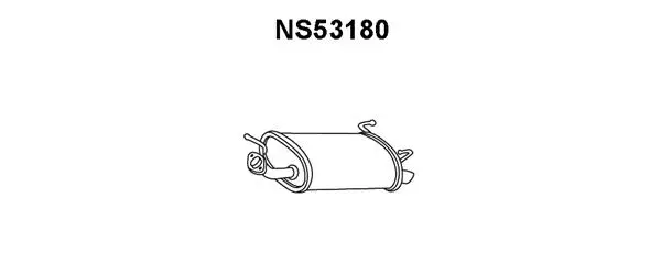 Rear Muffler (NS53180)