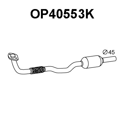 Catalytic Converter (OP40553K)