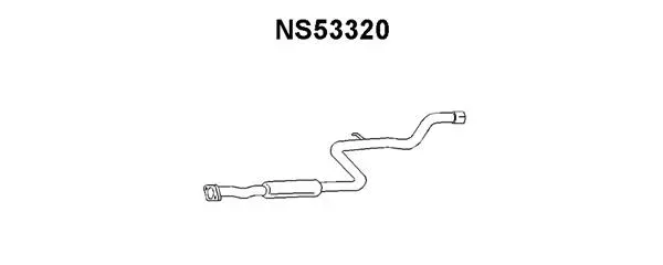 Front Muffler (NS53320)