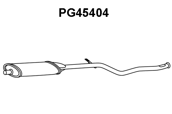 Front Muffler (PG45404)