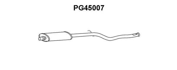 Front Muffler (PG45007)