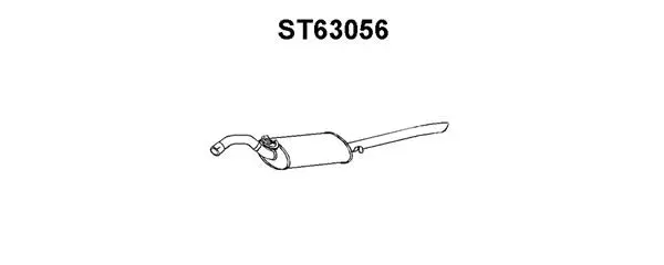 Rear Muffler (ST63056)