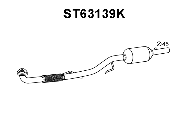Catalytic Converter (ST63139K)