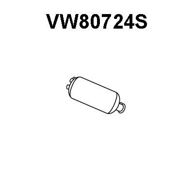 Soot/Particulate Filter, exhaust system (VW80724S)