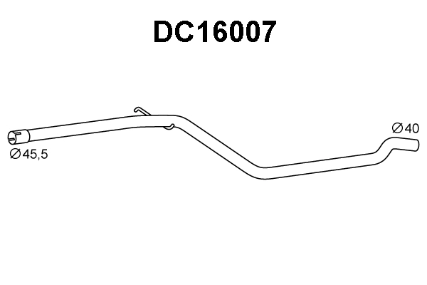 Exhaust Pipe (DC16007)