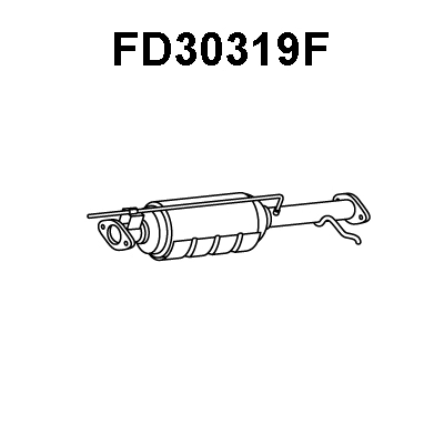 Soot/Particulate Filter, exhaust system (FD30319F)