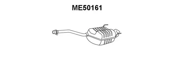 Rear Muffler (ME50161)