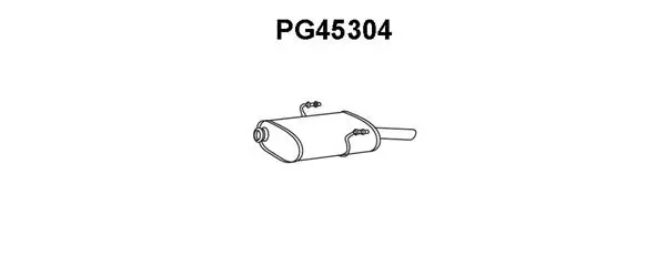 Rear Muffler (PG45304)