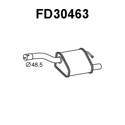 Rear Muffler (FD30463)