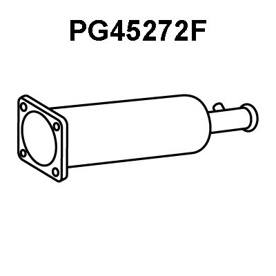 Soot/Particulate Filter, exhaust system (PG45272F)