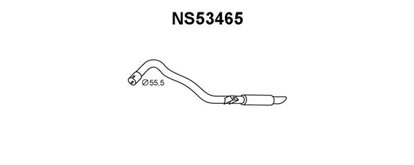 Exhaust Pipe (NS53465)