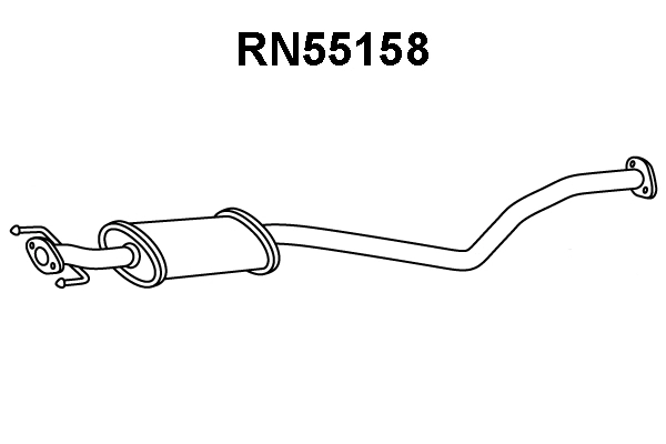 Front Muffler (RN55158)