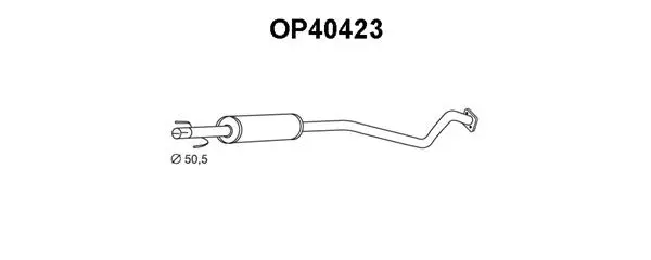 Front Muffler (OP40423)