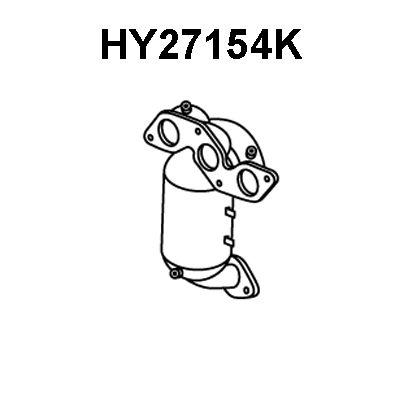 Catalytic Converter (HY27154K)