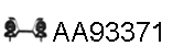 Rubber Strip, exhaust system (AA93371)