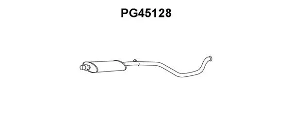 Centre Muffler (PG45128)